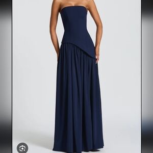Elegant Navy Blue Gown/Dress